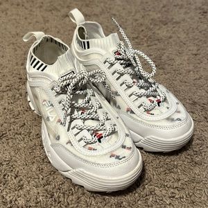 Fila sock sneakers size 8